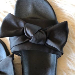 Mossimo Supply Co. Shoes - Mossimo Knotted Bow Slides Mossimo Supply Co. Shoes - Mossimo Knotted Bow Slides